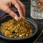 Baked Spinach Snack Mix