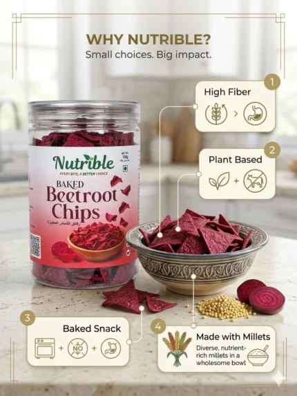 Baked Beetroot Chips | Vegan | Gluten Free - Image 5